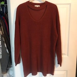 Zenana Outfitters Burnt Orange Sweater